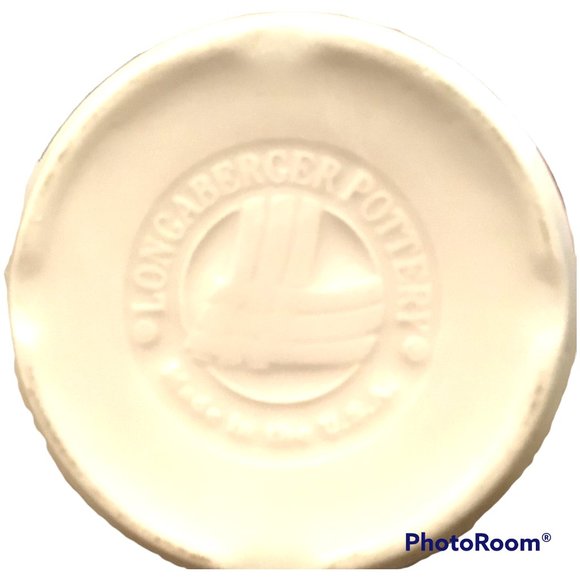 Longaberger Pottery Woven Traditions Utensil Crock - Picture 2 of 2